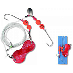 Zebco 4299072 Z-Sea Flatty Teaser Буровая линия 3 Красный Red / Black 60 g 
