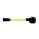 Купить Weekender 679-3015RVDA Переходник 3015RVDA в форме собачьей кости Желтый Black / Yellow 30A Male/15A Female 7ft.ru в интернет магазине Семь Футов