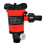 Аэраторная помпа Johnson Pump Twin Port 1000 GPH 48903 12В 60 л/мин для аэрации и водоснабжения