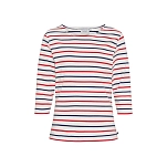 Sea ranch 23-6-736-1015-XL Футболка с рукавом 3/4 Cannes  Pearl / SR Navy / SR Red XL