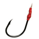 Relix AS2 Jigging Pipes Связанные Крючки Черный Black / Red 2/0 