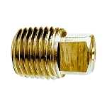 Groco 38-28084 Квадратная головка-заглушка Латунь Золотистый Brass 1/8´´