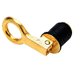 Seachoice 50-18821 Snap Lock Drain Plug Желтый  Brass 25 mm 