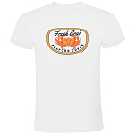 Kruskis CA65500301C075 Футболка с коротким рукавом Fresh Crab Белая White L