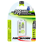 Ansmann 5035342 9V Block 200mAh 5035342 1 NiMH Перезаряжаемый 9V Block 200mAh 5035342 Аккумуляторы Серебристый