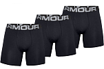 Under armour 1363617-001-MD Боксёр Charged Cotton 6´´ 3 Единицы Черный Black / Black M