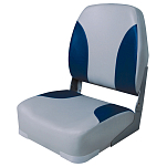 Поворотное кресло в лодку Classic High Back (Цвет-кресла-NSB Серый/Синий) 75101