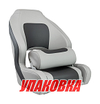 Кресло с болстером Marine Rocket Delux Sport Flip Up MR18003_pkg_4 520x620x400мм 4шт/уп угольно-серый с обивкой из винила