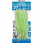 SPRO 004740-00355-00000-00 Octopus Связанные Крючки 3/0 Зеленый Fluo Green