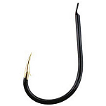 Mikado HG10024-4GB Golden Point Chinu Зубчатый Крюк Черный Gold / Black 4 