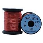 Uni products ZSWSRE-UNIT линия Soft Tinsel Wire Neon Small  Red 0.203 mm