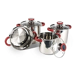 Kampa 9120000477 Набор посуды Space Saber Deluxe  Silver / Red