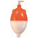Купить Tortue AB0006200 Buldo Oval Regulable Плавать Белая  White / Red 15 g  7ft.ru в интернет магазине Семь Футов