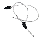 Купить Plastimo 408104 80 cm Нейлоновый крючок. эластичная веревка White / Black 8 mm 7ft.ru в интернет магазине Семь Футов