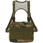 Brandit 8096-15010-OS Поясная сумка US Cooper Зеленый Woodland
