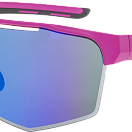 Спортивные очки GOG Athena / Matt Neon Pink-Black / White-Blue Lens, e508-3