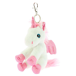 Equikids 901408001 Unicorn 12 cm Брелок Розовый  White