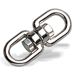 Pike n bass 248006 6 Mm Поворотное звено Серебристый Silver