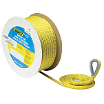 Seachoice 50-42261 Nylon Анкерная веревка с двойной оплеткой 45.7 m Красный Red 1/2´´ 