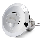 Горловина заливной горловины бака с замком, хром/топливо