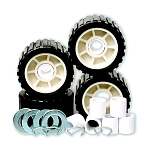 Tiedown engineering 241-86419 Комплект качающихся роликов Серебристый Black
