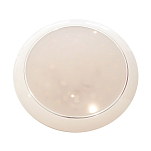 Euromarine E060017 IP66 3W 130x11 mm Круглый сенсорный потолочный теплый белый светодиодный светильник Бесцветный White 107 Lumens 