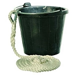 Yachticon 102230467704765 Резиновое ведро с веревкой 8L 3 m Black 30x20x20