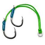 JLC azjlcdasxe100 Assist hook Xipi Evo Double 100 mm Green 15x10x5