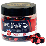 The one fishing 98028-030 Клубничные мидии Pop Ups Красный Black / Pink 10-12 mm