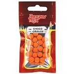 Benzar mix 99089-788 плавающие бойлы Instant Method Шоколад&Апельсин Orange 10 mm