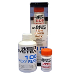 West system 002006 104 Junior 105/205 600g Набор эпоксидной смолы Бесцветный Clear