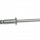 DIN 7337 Заклепки потайные из монеля с плоской круглой головкой/с оправкой из нержавеющей стали / Ø: 4,8 мм; Длина: 12,7 мм