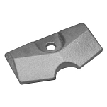 Super marine ANOAH277 Yamaha 2-6HP Алюминиевый пластинчатый анод  Grey 60 x 34 x 8.5 mm