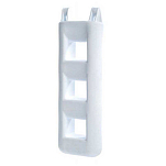 Majoni plastics b.v. 1515063 Лестница Lateral Защитник White 550 x 250 x 120 mm 