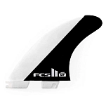 Fcs ds-fmfl-pc01-lg-ts-r киль Ii mf pc l tri fins Black / White 30x40x15
