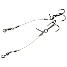 Купить Kinetic F607-007-196 Single Stinger Fluo Carbon Связанные Крючки 60 Mm Черный Black 2  7ft.ru в интернет магазине Семь Футов