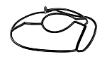 Уплотнение корпуса помпы охлаждения Suzuki DF150-175/DF150-200A, Omax 1741696J00_OM