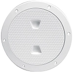 Beckson marine 27361 Стандарт ABS Противоскользящая Инспекционный лючок/люк White 152 mm