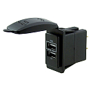 Купить Talamex 14504083 USB Розетка Двойная 3.4A Выключатель устанавливать Белая Black 7ft.ru в интернет магазине Семь Футов