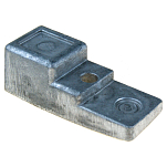 Recmar REC55321-90J01AL REC55321-90J01AL Алюминиевый анод Серебристый Grey 90 x 100 mm 