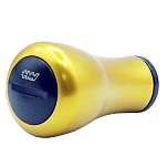 MV Spools POMO-ALU-GOLD Алюминиевая ручка катушки Желтый Gold