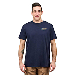 Grundens 240630 Футболка с коротким рукавом Boat Голубой Dark Navy S