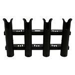 Seanox 450325-unit 4 стержня ПВХ держатель стержня Black 25x20x5