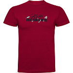 Kruskis CA655004116C078 Футболка с коротким рукавом Sweat Tears Красный Dark Red XL