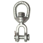 Seachoice 50-43630 Jaw Eye Поворотное звено Серебристый Galvanized 13 mm 