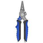 Mustad MTP-075-SN Плоскогубцы MTP075 Straight Nose Голубой Blue 7.5´´