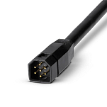 Minnkota 1852085 MKR MDI HB Helix Cable Adaptador Черный  Black