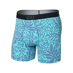 SAXX Underwear SXBB70F-SFT-S трусы-боксёры Quest Quick Dry Mesh Brief Fly Surf Flowers / Turquoise S