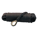 Talamex 01223312 Superlene 12 mm Anchor Rope Черный  Black 30 m 