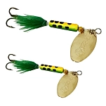 Kolpo 1252226-04 Ложка-приманка 1252226 7g Золотистый Gold / Gold&Green Dots